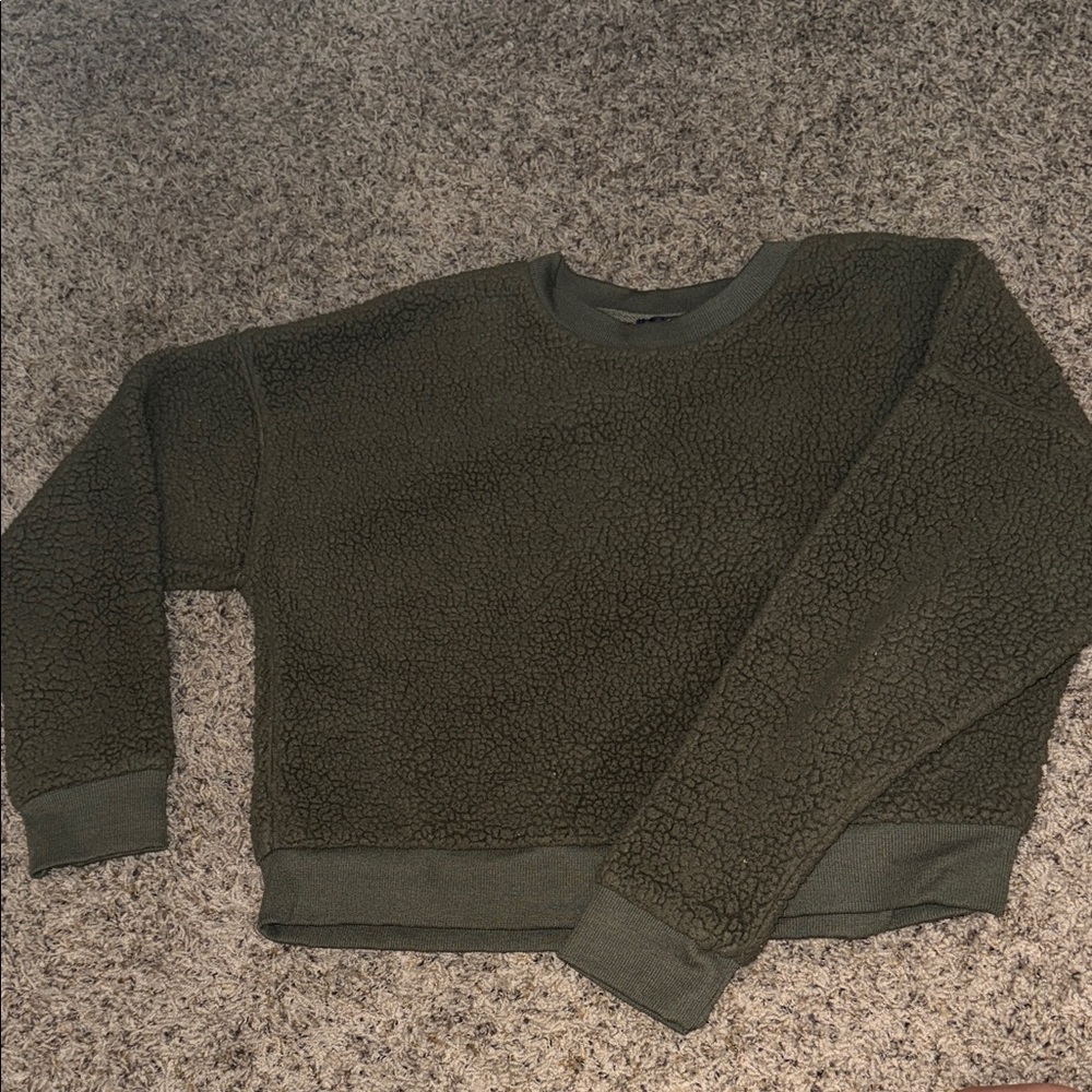 Freshman Olive Teddy bear plush pullover